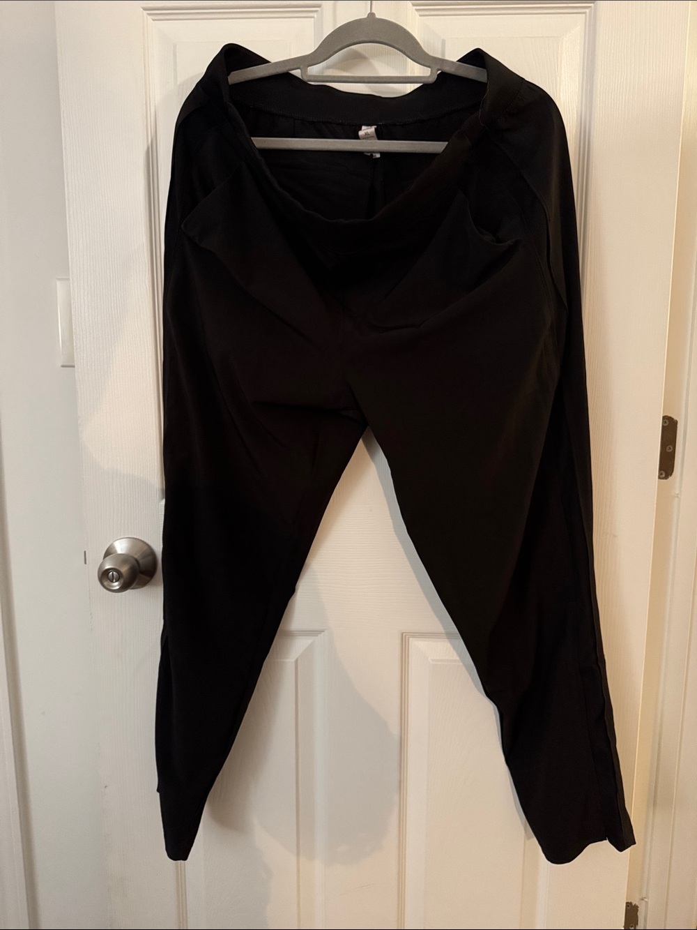 Women's Black Stretch Track Pants - Comfortable Joggers